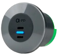 2 x USB-C charging module Power Delivery